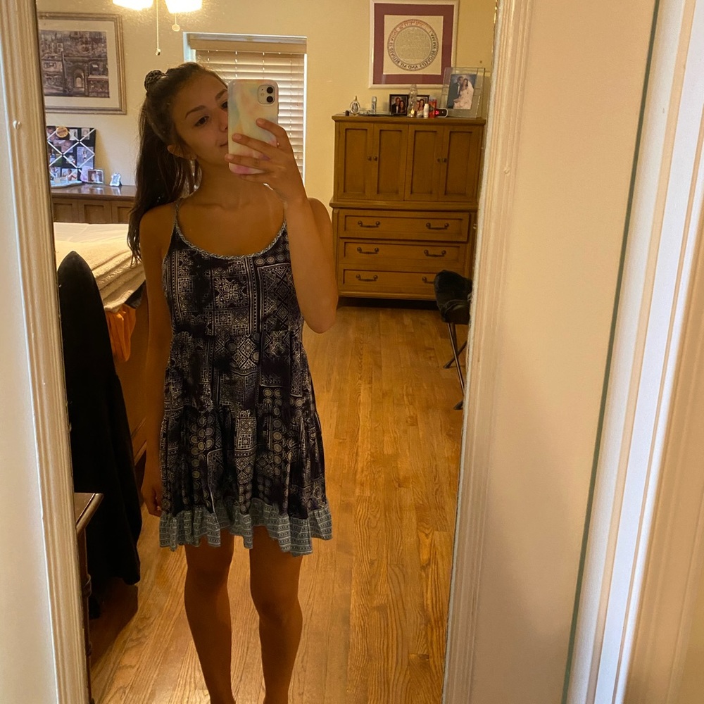 Ocean drive blue flowy dress size small